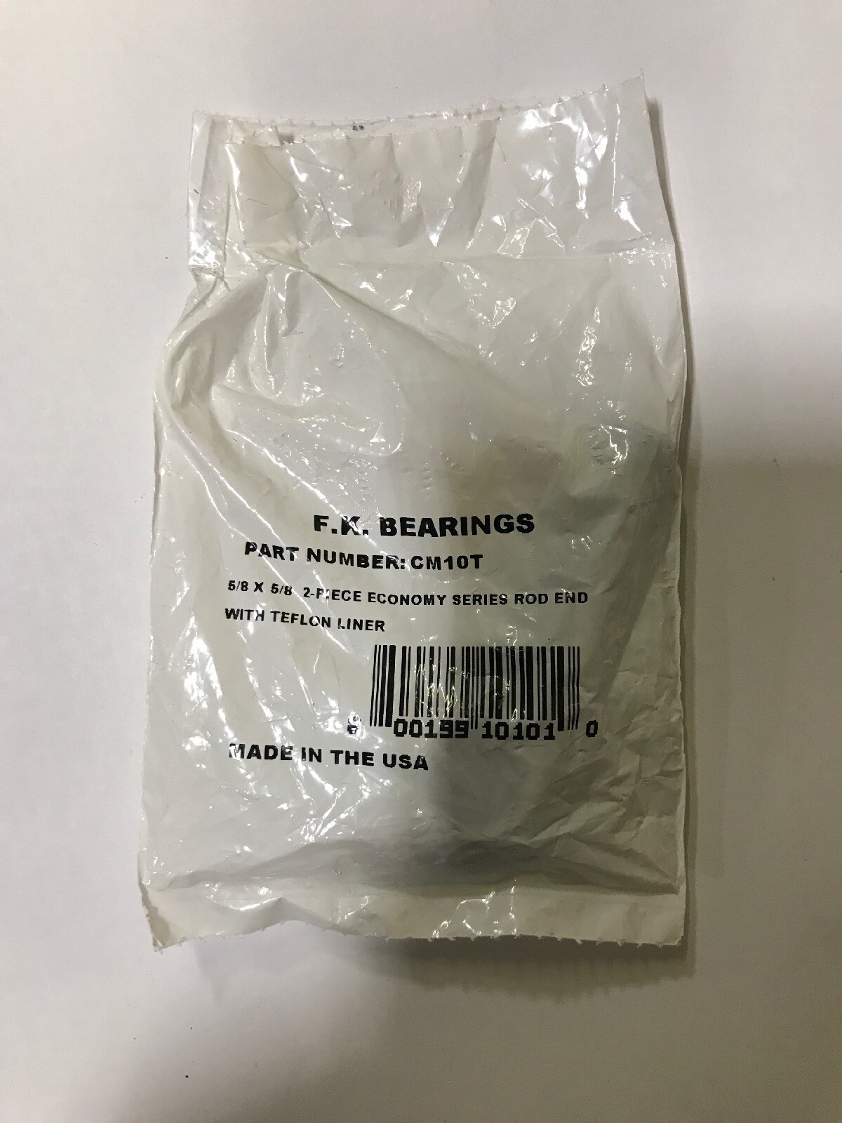 CM 10T BL Rod End – Inch – Commercial – Male – Right Hand Threads