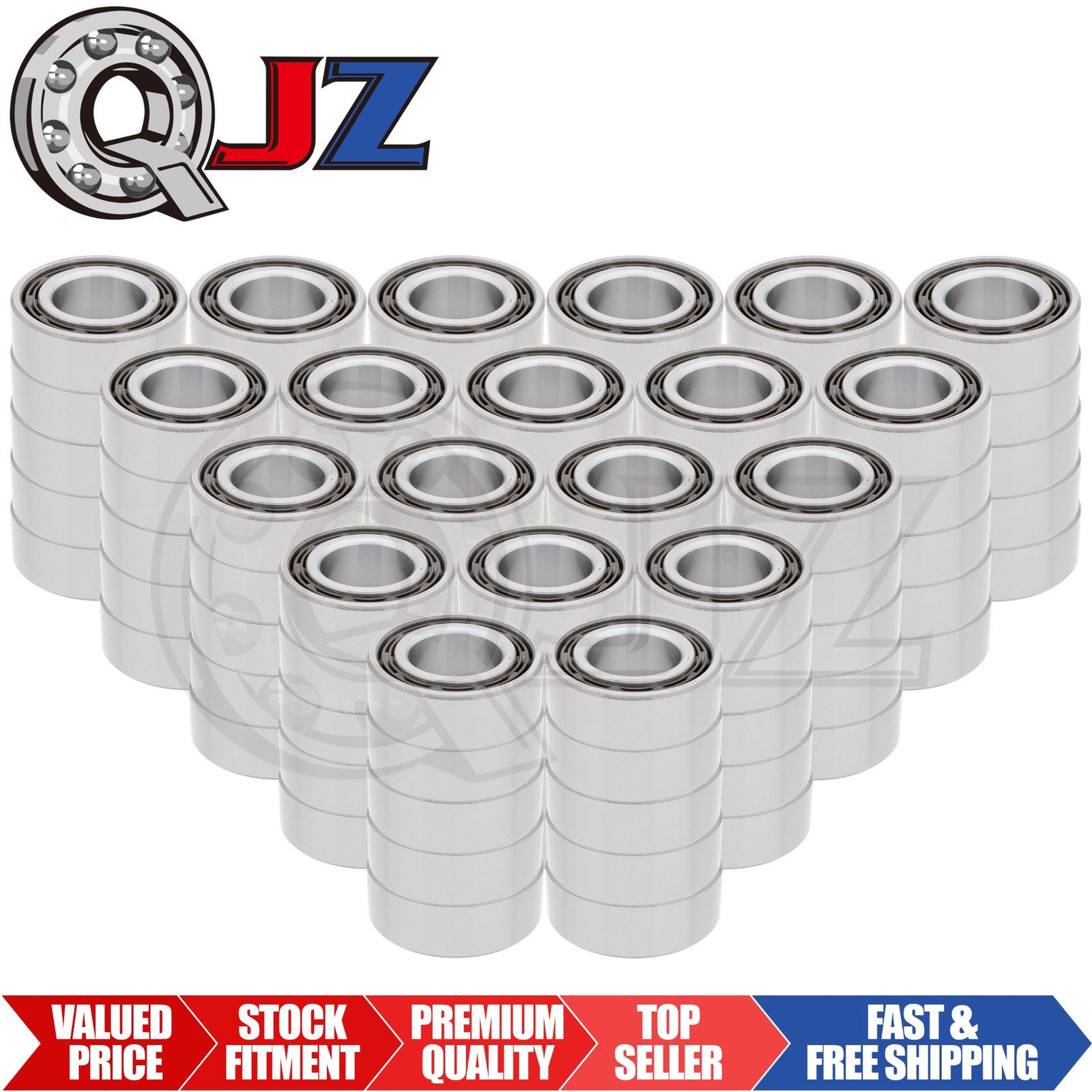 [Qty.100] 3209 New Angular Contact Ball Bearing [40mm Bore x 80mm OD x 30.2mm W]