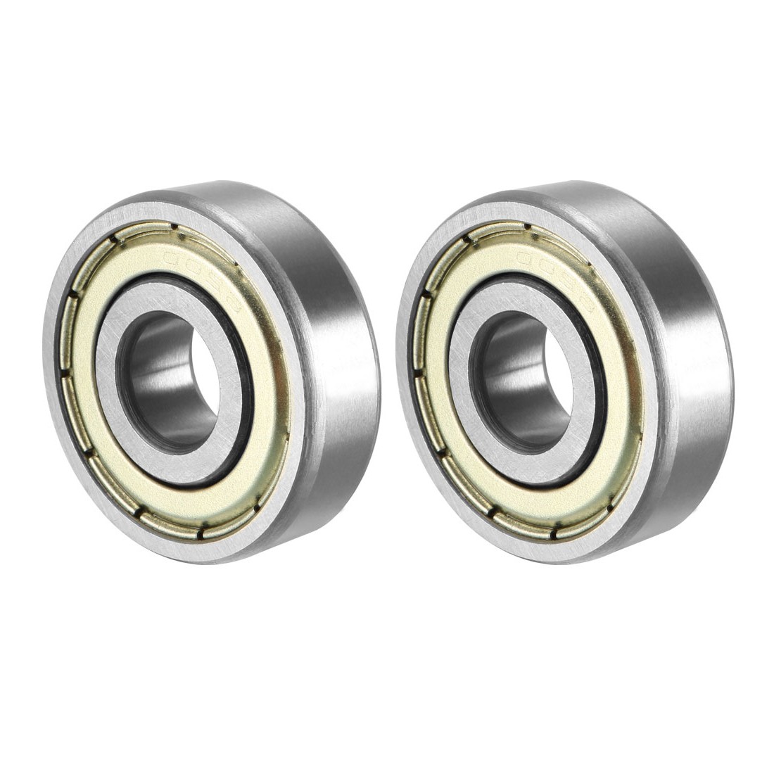 2 Pcs 10mm x 30mm x 9mm Deep Groove Ball Bearing Double Sealed