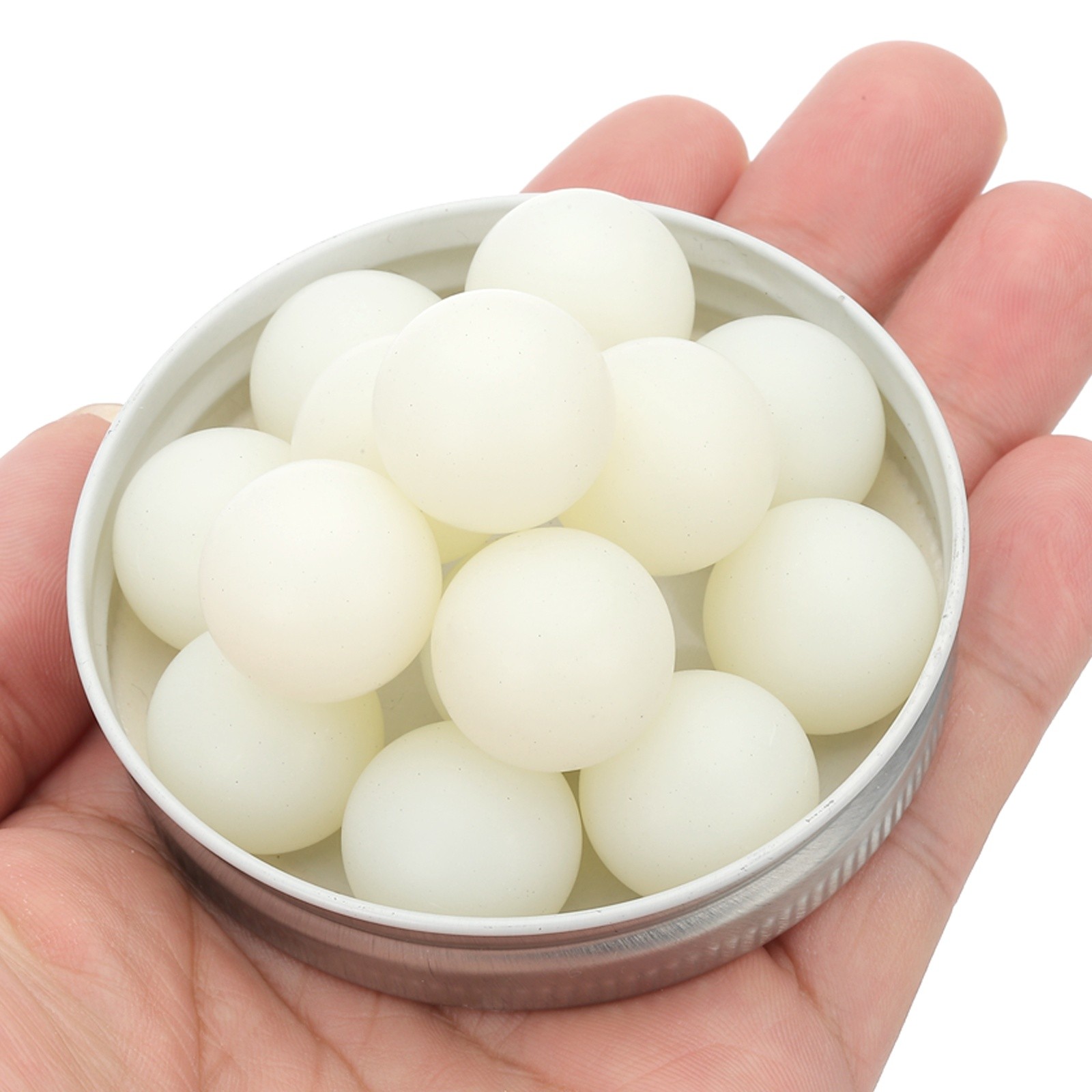20Pcs Nylon Bearing Balls 3/4″ 19.05mm Polishing Ball, G2 Precision, White