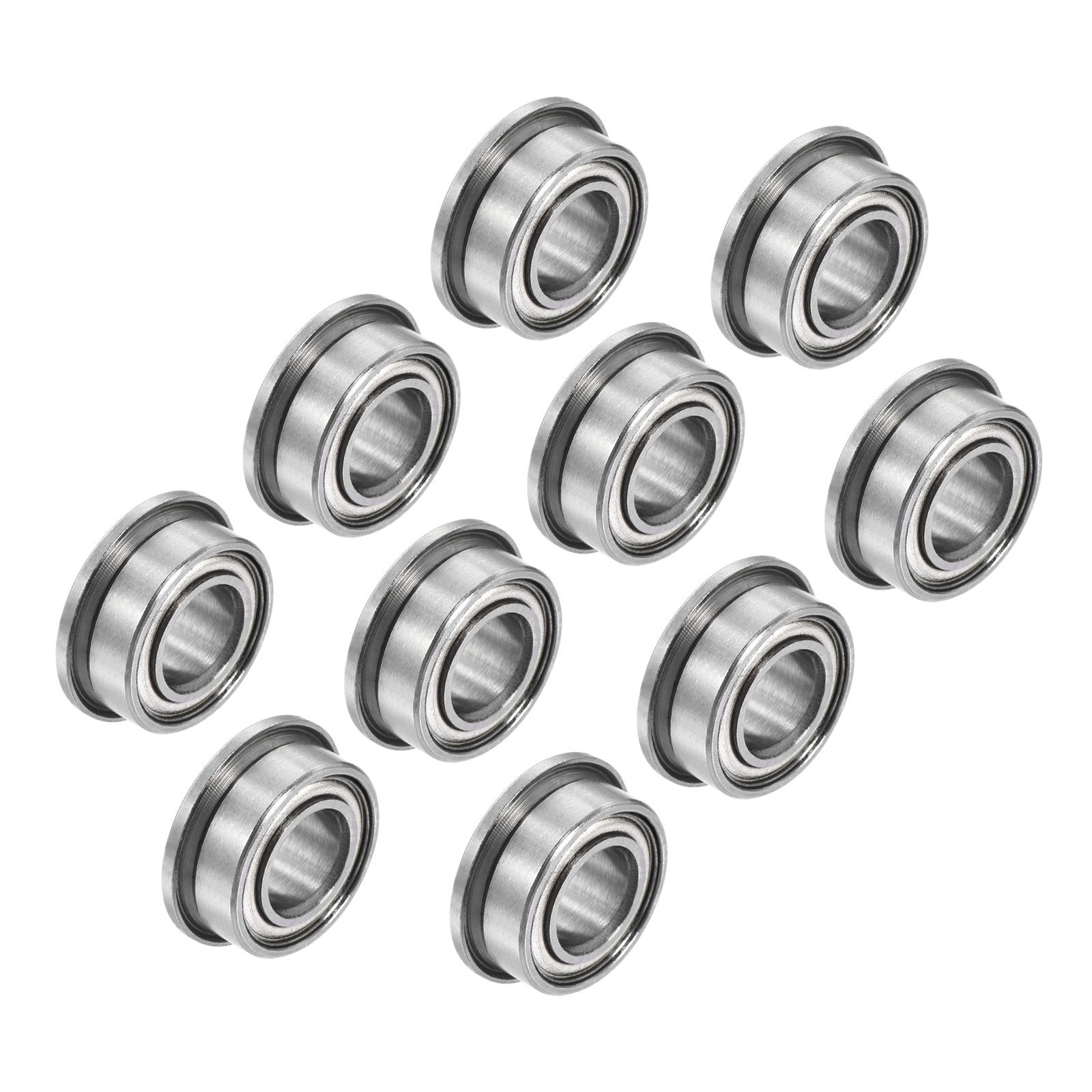 2Pcs F6700ZZ Flange Ball Bearing – [10x15x4mm] Replacement Precision Bearings