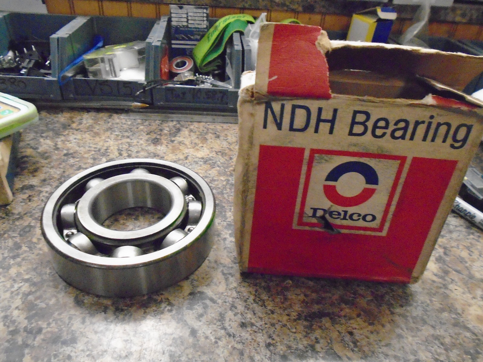 NOS NDH 3311-Z 55X120X29 mm BEARING OPEN ONE SIDE METAL SHEILD OTHER SIDE ASHCTR