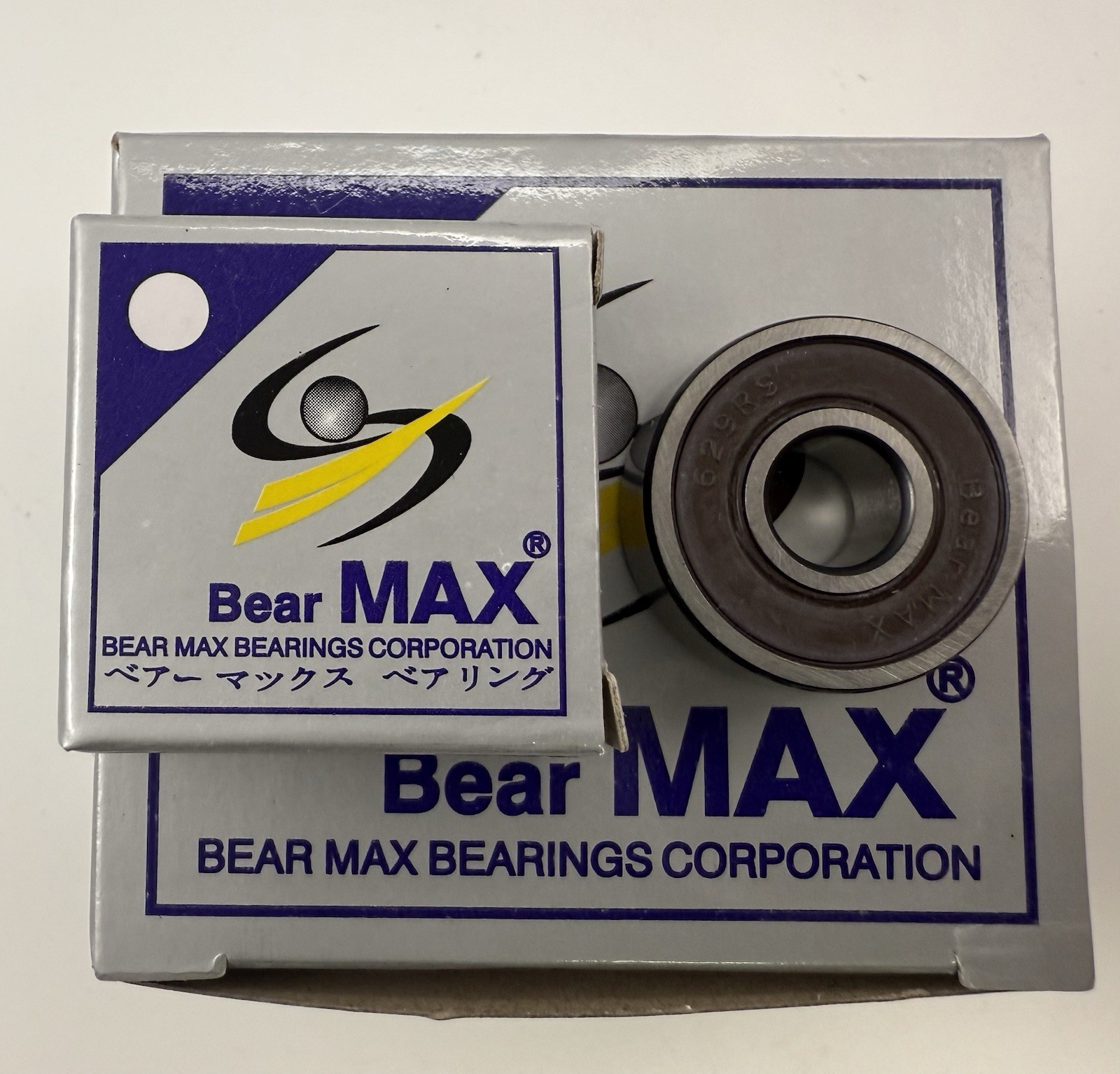 10 pcs BearMAX 629-2RS EMQ 9x26x8mm Rubber Seal Deep Groove Ball Bearings 6292RS