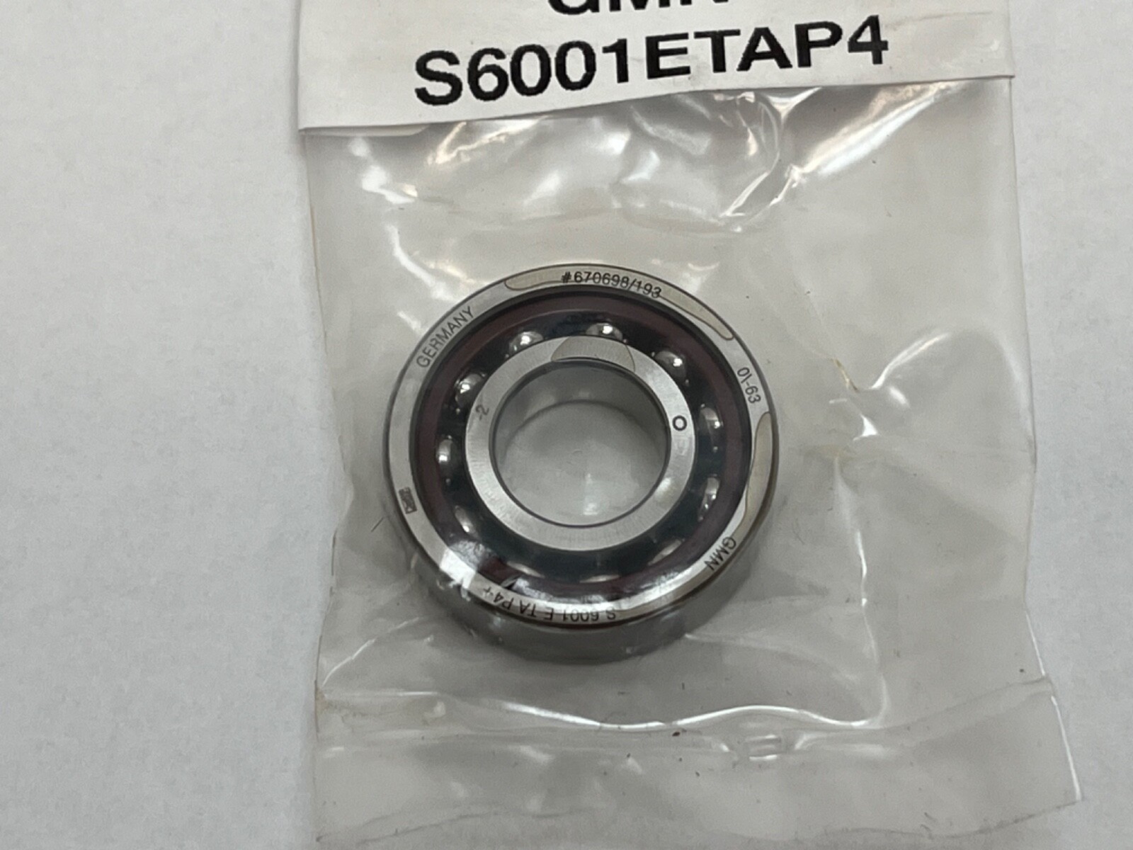 GMN S6001ETAP4 Angular Bearing 7001C S-6001-E-TA-ABEC7 12x28x8 mm