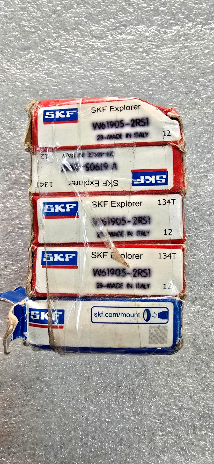 W 61905 2RS1 Single Row Deep Groove Ball Bearing SKF W61905 2RS1 25x42x9 MM 6905