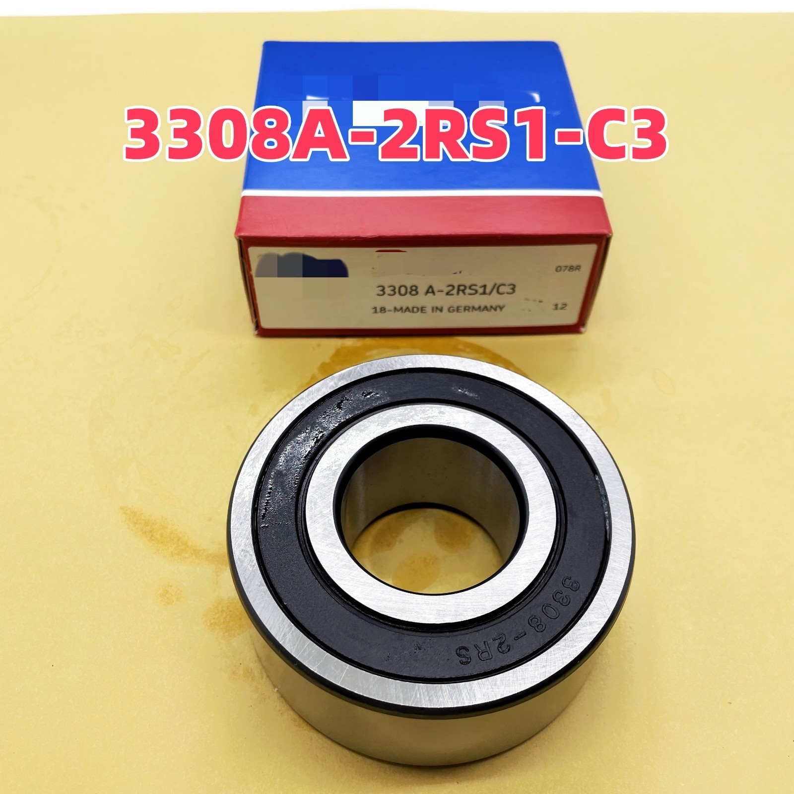 New For SKF 3308A-2RS1-C3 1x Double Row Angular Contact Ball Bearing