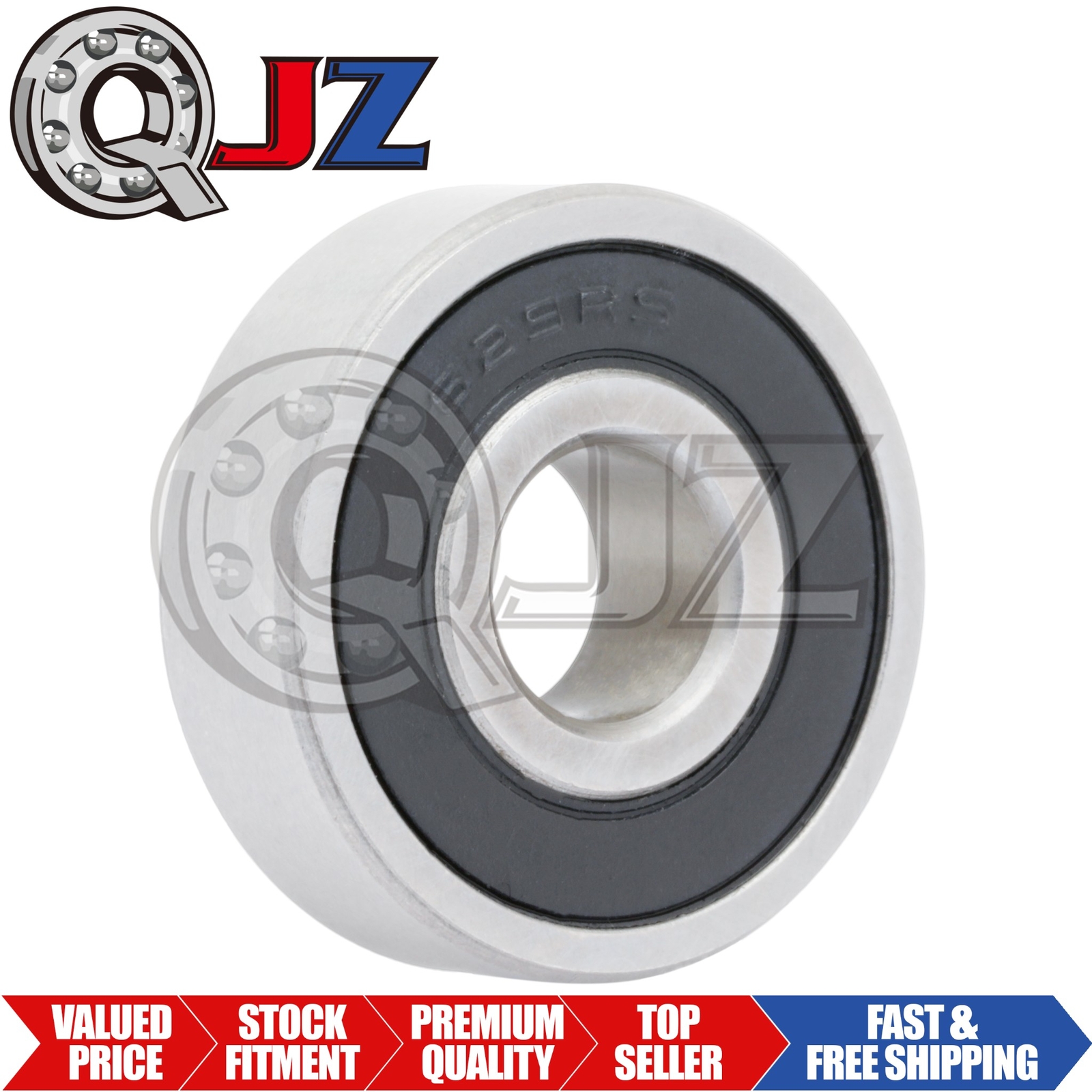 [Qty.1] 629-2RS New Radial/Deep Groove Ball Bearing [9mm ID x 26mm OD x 8mm W]