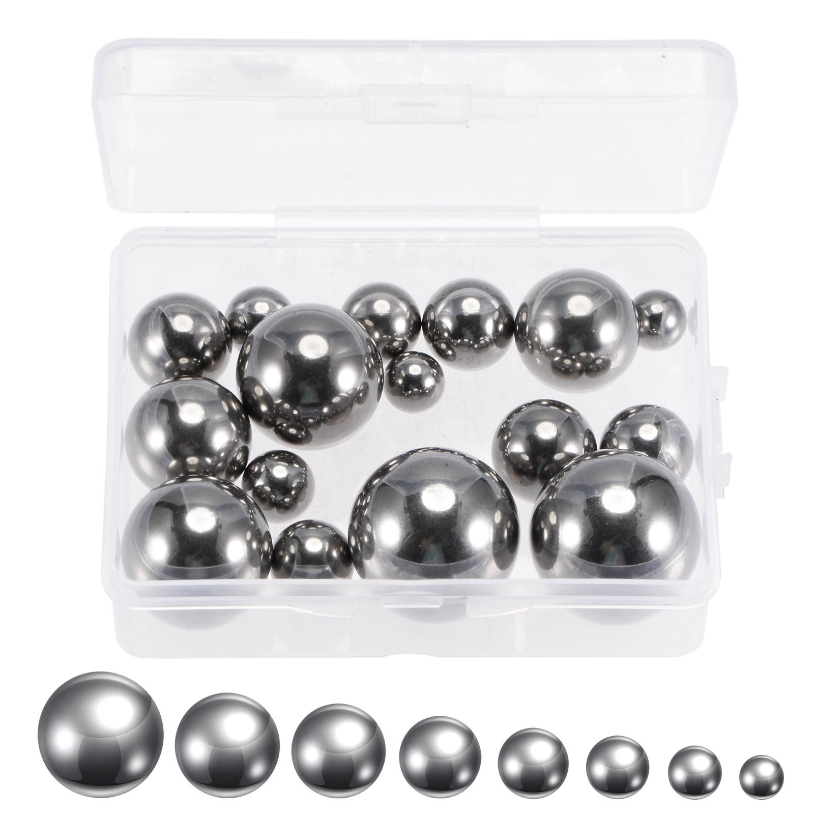 16pcs Bearing Balls Stainless Steel 3/8″ 7/16″ 1/2″ 9/16″ 5/8″ 3/4″ 7/8″ 1″