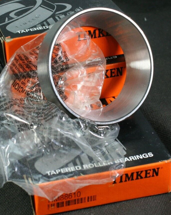 One (1) Timken HM88610 Tapered Roller Bearing Cup 72MM OD USA NEW