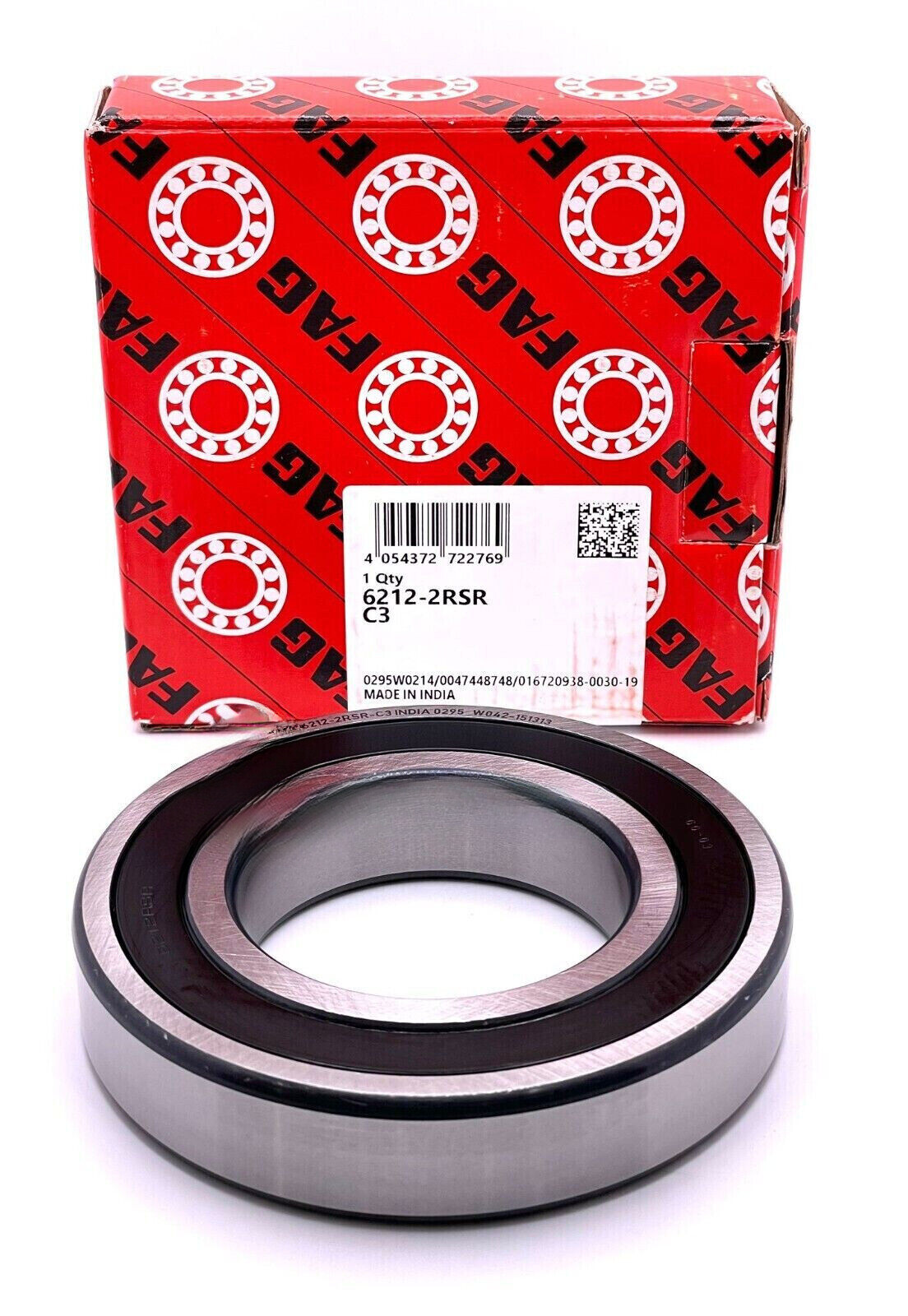 FAG 6212-2RSR C3 BEARING RUBBER SEALED 6212 2RS C3 6212 DDU C3 60x110x22 mm