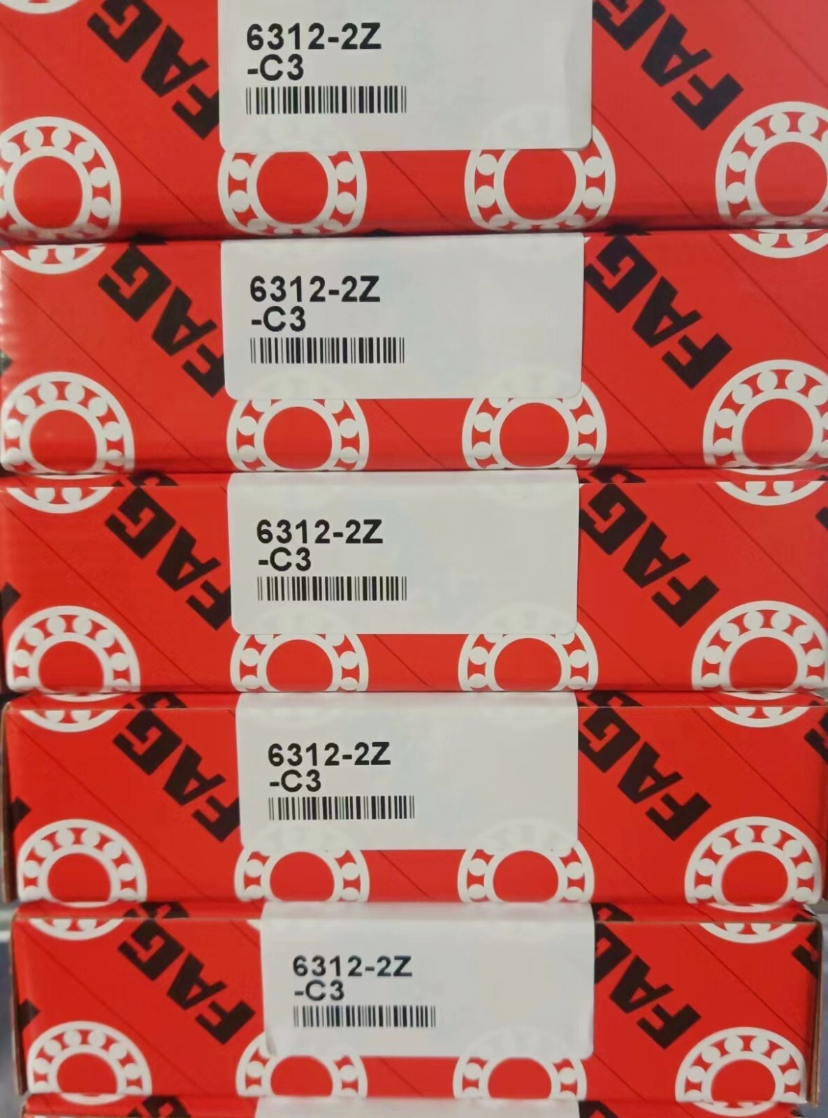 NEW FAG 6312-2Z-C3 Deep Groove Ball Bearing 1PCS #KV