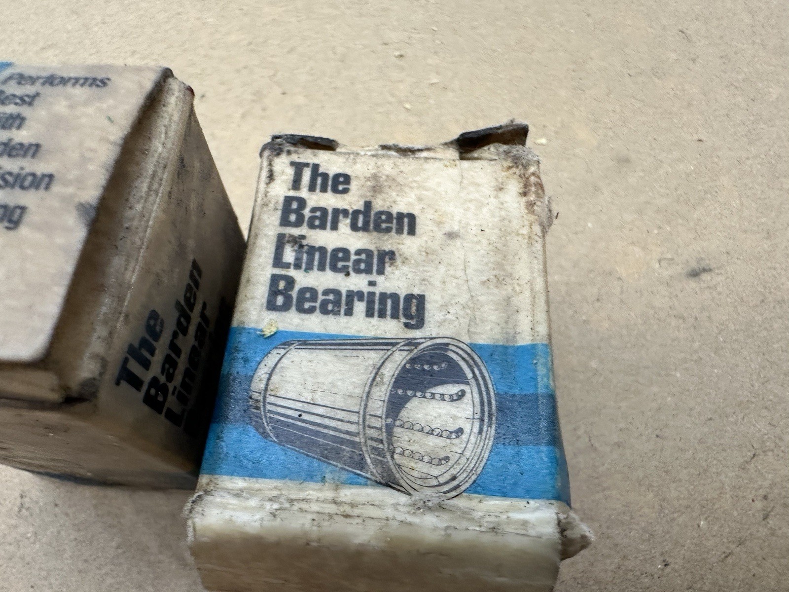 Vintage Barden 10mm Linear Ball Bearing L-10 L-10mm [Lot of 2 NOS Made In USA