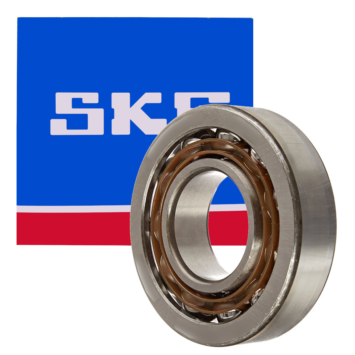 SKF 7305 BECBP Angular Contact Ball Bearing, 25x62x17 mm, 40° Contact Angle