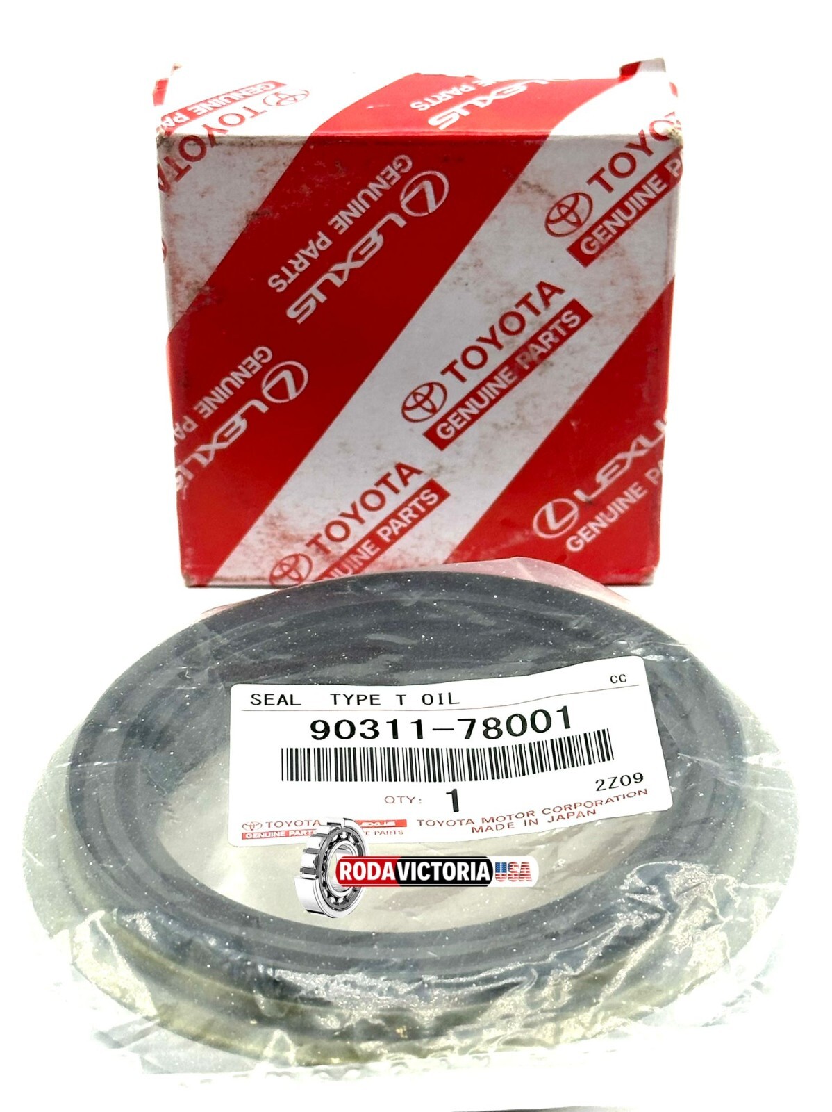 KOYO 90311-78001 GENUINE OEM SEAL, OIL (FOR REAR AXLE HUB), LH/RH 9031178001