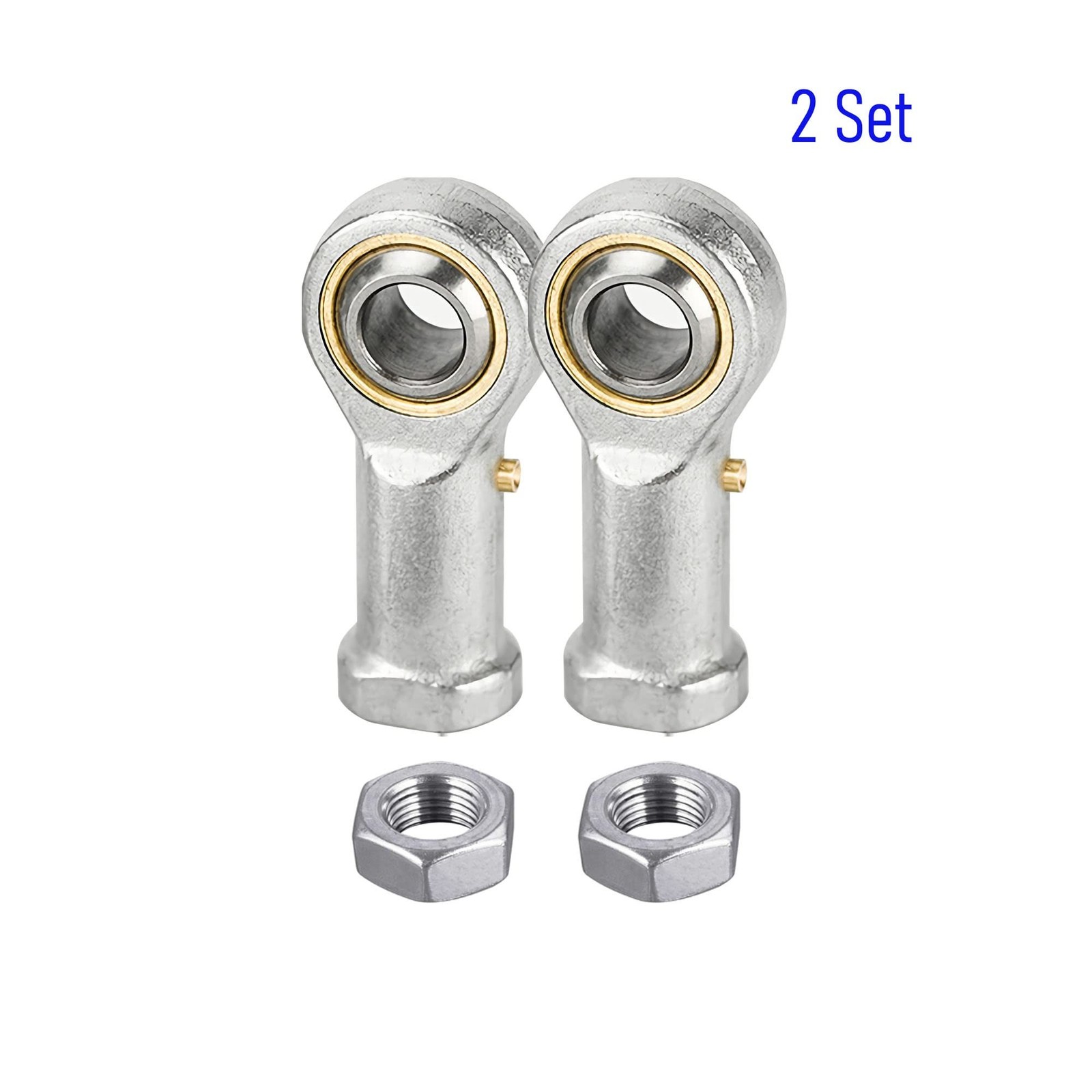 PHSB4 Spherical Rod End Bearings 1/4″ Bore Pre-Lubricated Joint Bearings Set,…