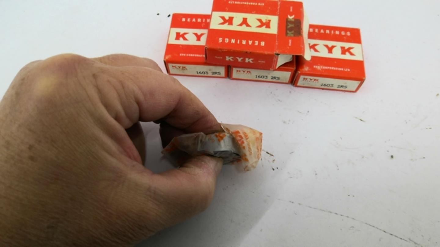 KYK 1603 2RS Bearing Lot of 4