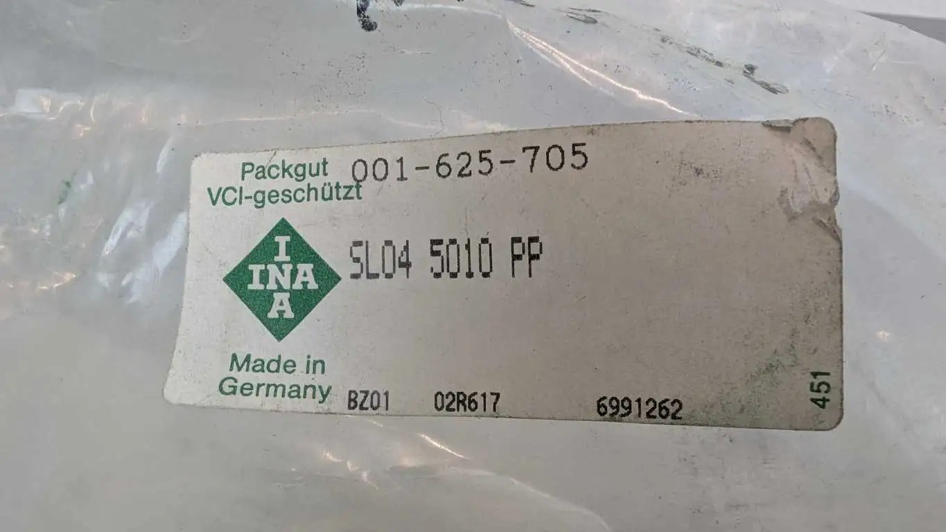 INA SL04-5010-PP Cylindrical Roller Bearing 50mm ID 80mm OD 40mm Wide
