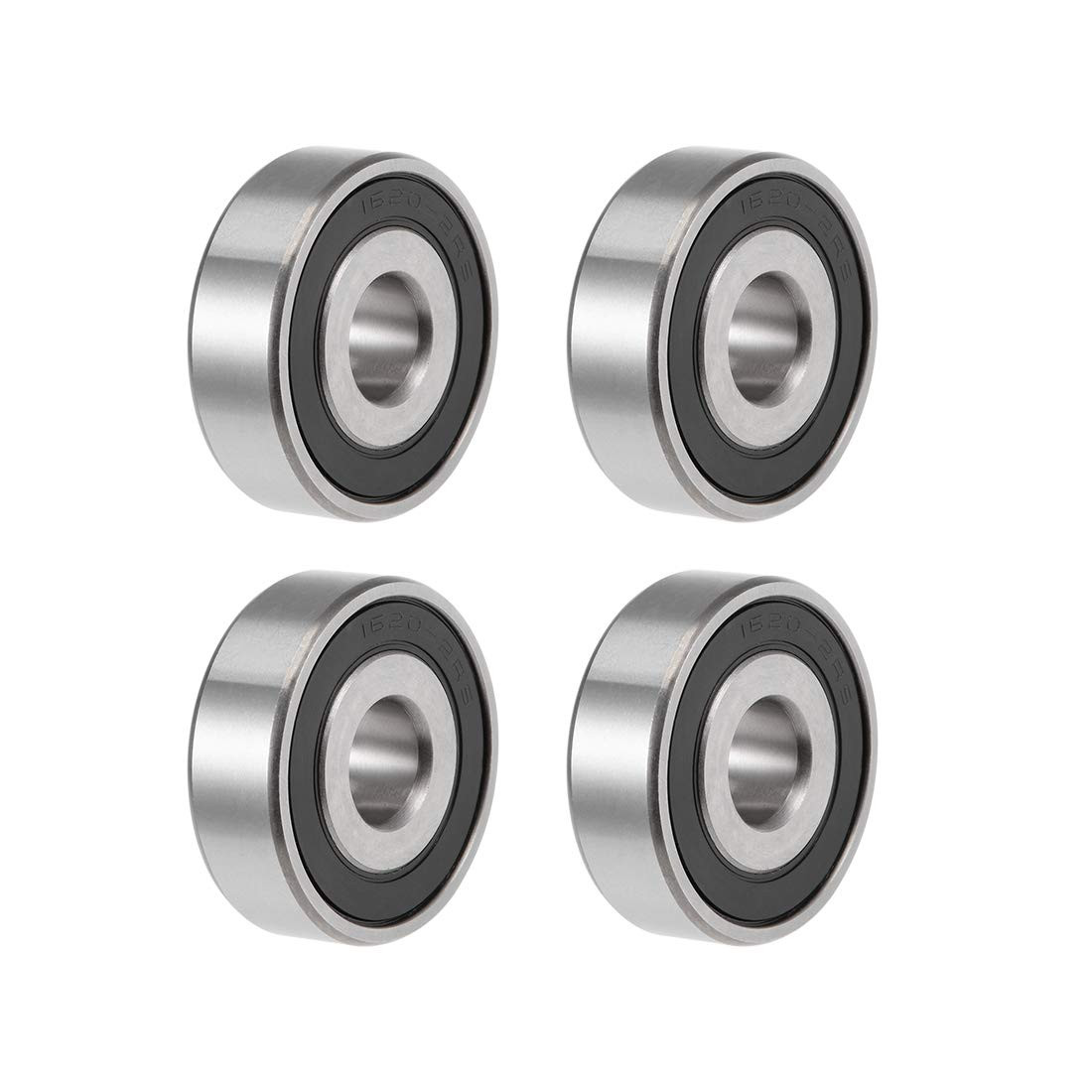 1620-2RS Deep Groove Ball Bearings 7/16 X 1-3/8 X 7/16Inch Double Sealed Chrome
