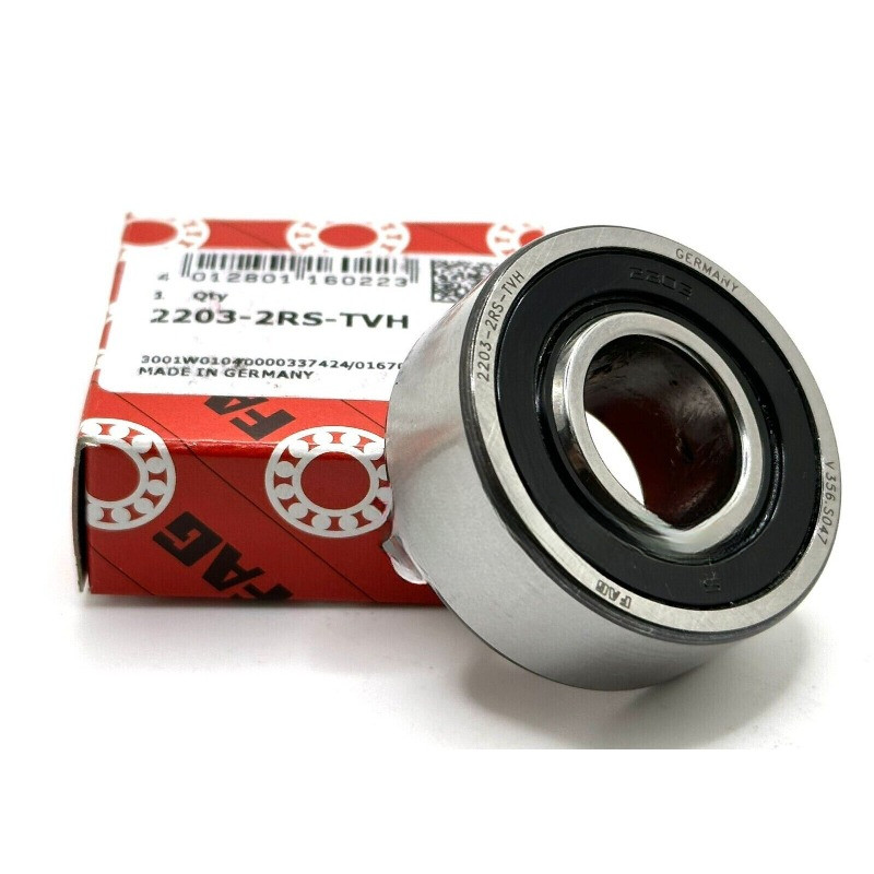 FAG 2203 2RS TVH SELF ALIGNING BALL BEARING,RUBBER SEALED 17x40x16m