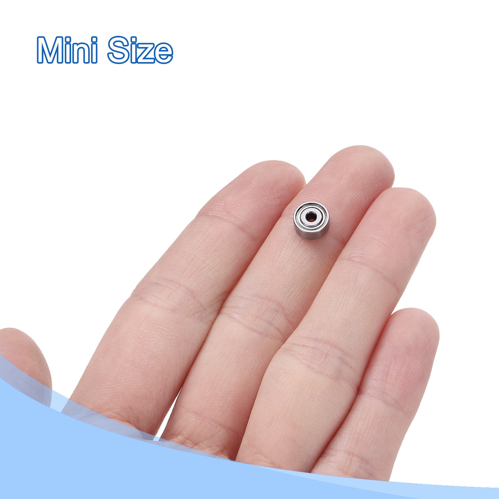 5pcs MR72ZZ Bearings 2x7x3mm Chrome Steel Mini Bearing Double Shielded, ABEC5
