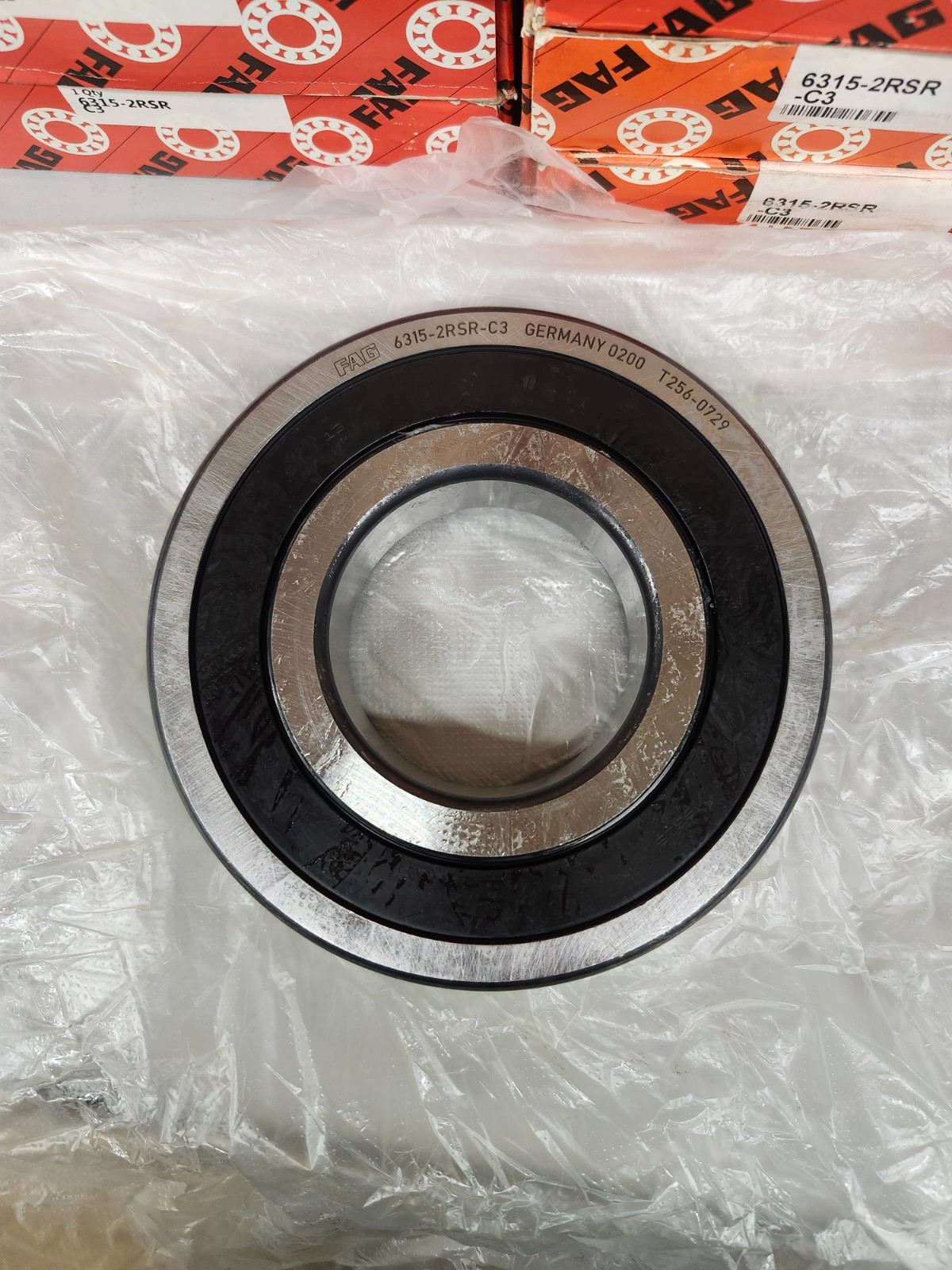 6315-2RS C3 FAG BRAND DEEP GROOVE BALL BEARING