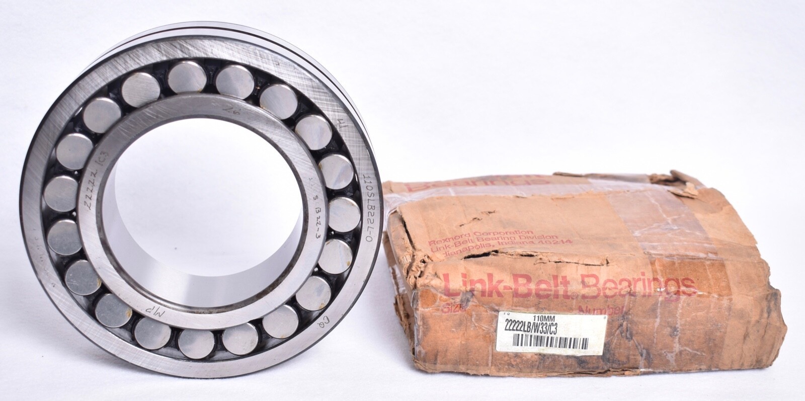 Rexnord Link-Belt 110MM Spherical Roller Bearing 22222LB/W33/C3
