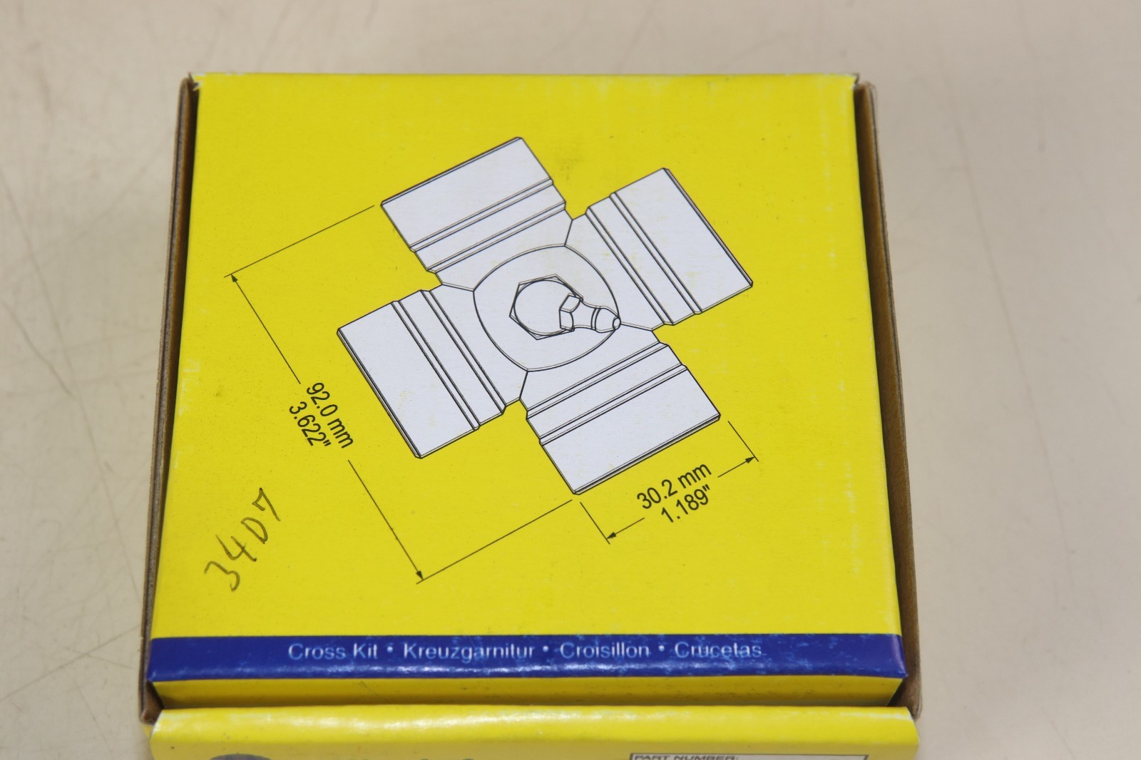 Weasler Metric Cross & Bearing Kit 200-8692 New Old Stock