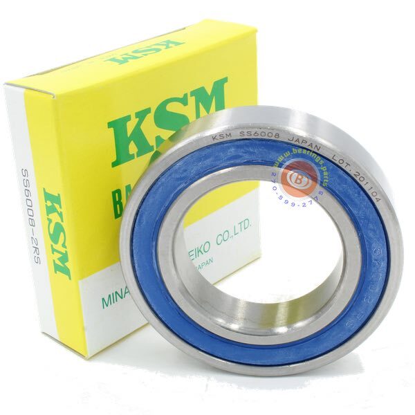 SS6008-2RS Stainless Steel Ball Bearing 40x68x15 Sealed – KSM Japan