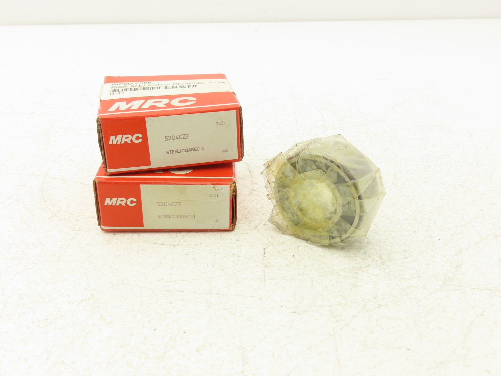 MRC 5204CZZ Double Row Ball Bearing 20mm ID x 47mm OD x .8125″ Width Lot of 3