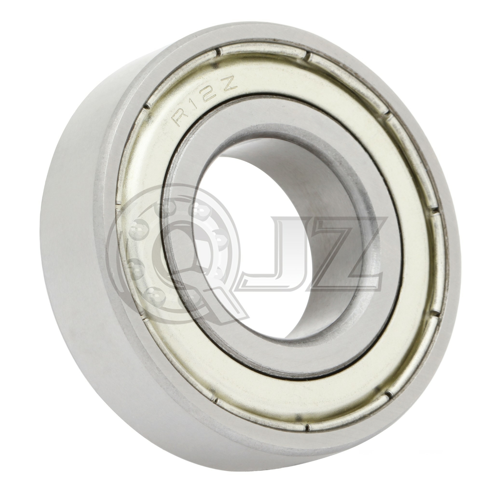 [2-Pack] R12-ZZ Radial Ball Bearing 0.75 in x 1.625 in x 0.438 in Metal Shield