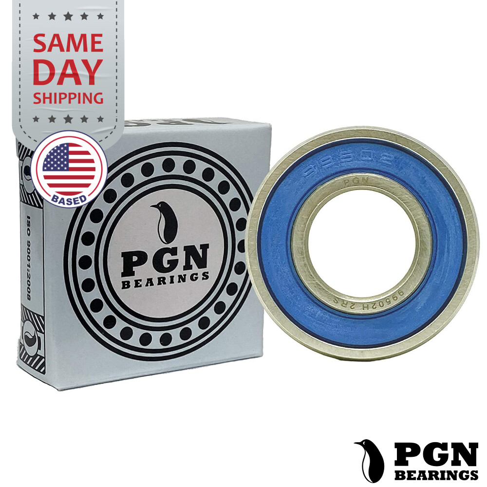 (4) 99502H Mower Spindle Go Kart Sealed Ball Bearing, 5/8″x1-3/8″x.433″