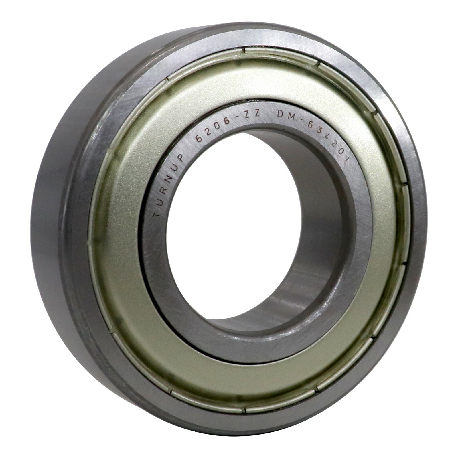 (2 PACK) USA TURNUP 6206-ZZ 30X62X16MM Double Metal Seal Ball Bearings