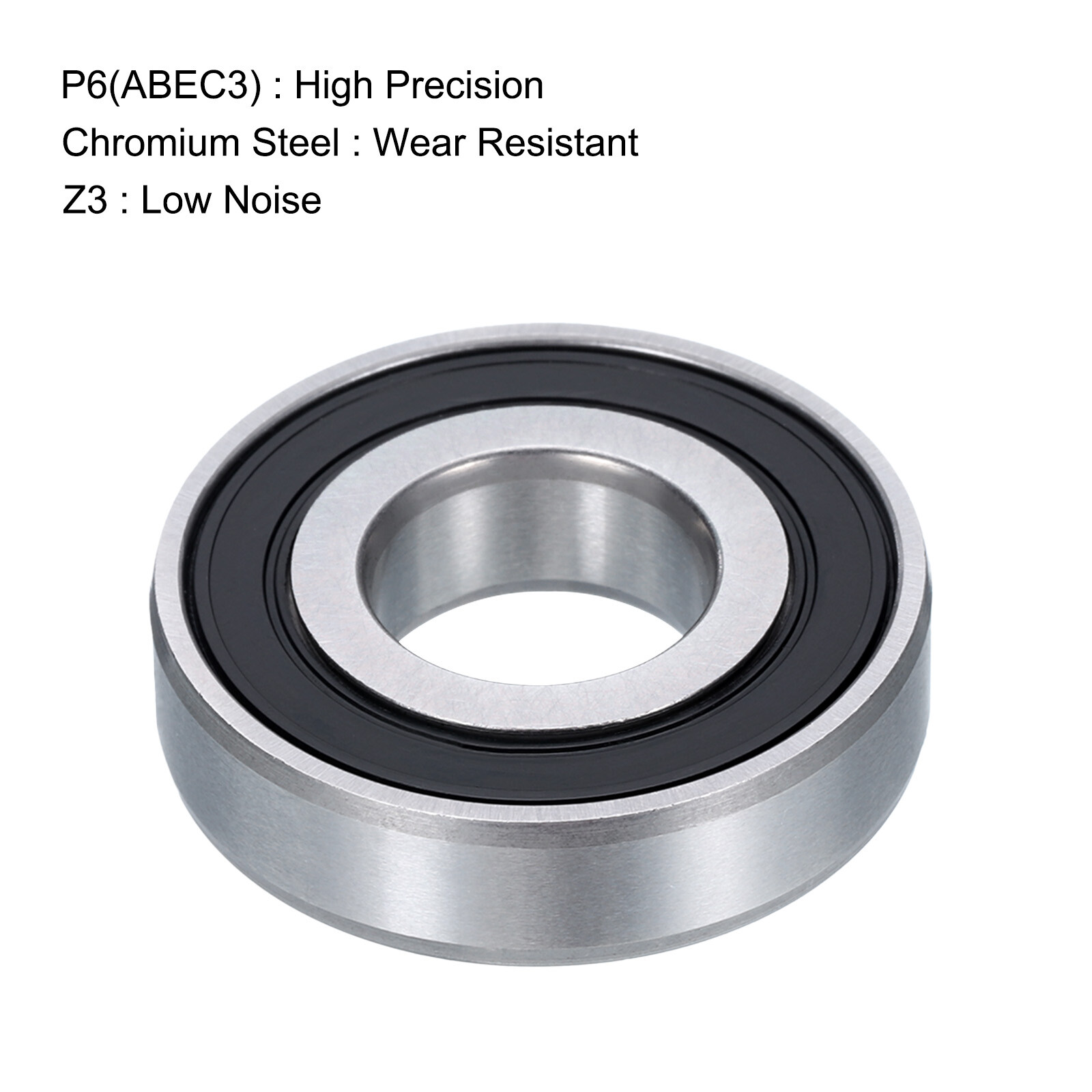 4 Pcs 16005-2RS Deep Groove Ball Bearing, 25x48x8 mm Double Sealed Bearing Z3