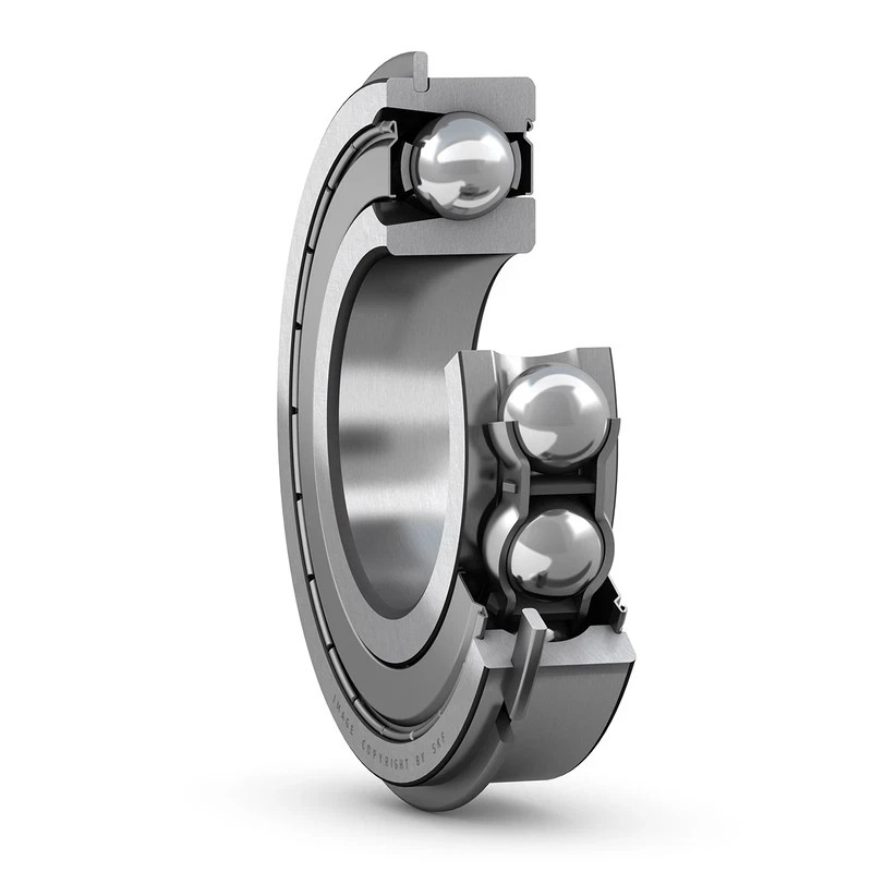 SKF 211 2Z NR Deep Groove Ball Bearing Double Shielded Snap Ring 55x100x21 mm