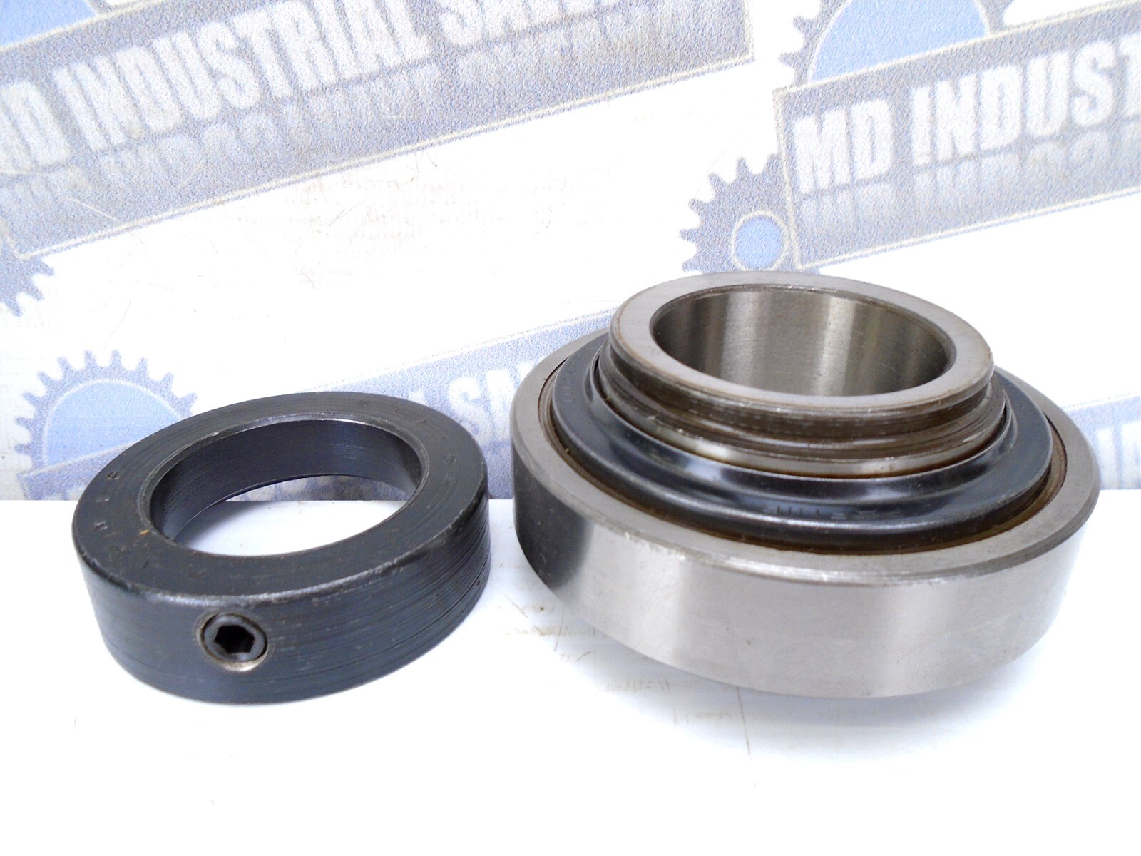 Fafnir – G1110KRR + Col – Insert Bearing w/ COLLAR – 42.86mm x 85mm x 22mm (NIB)