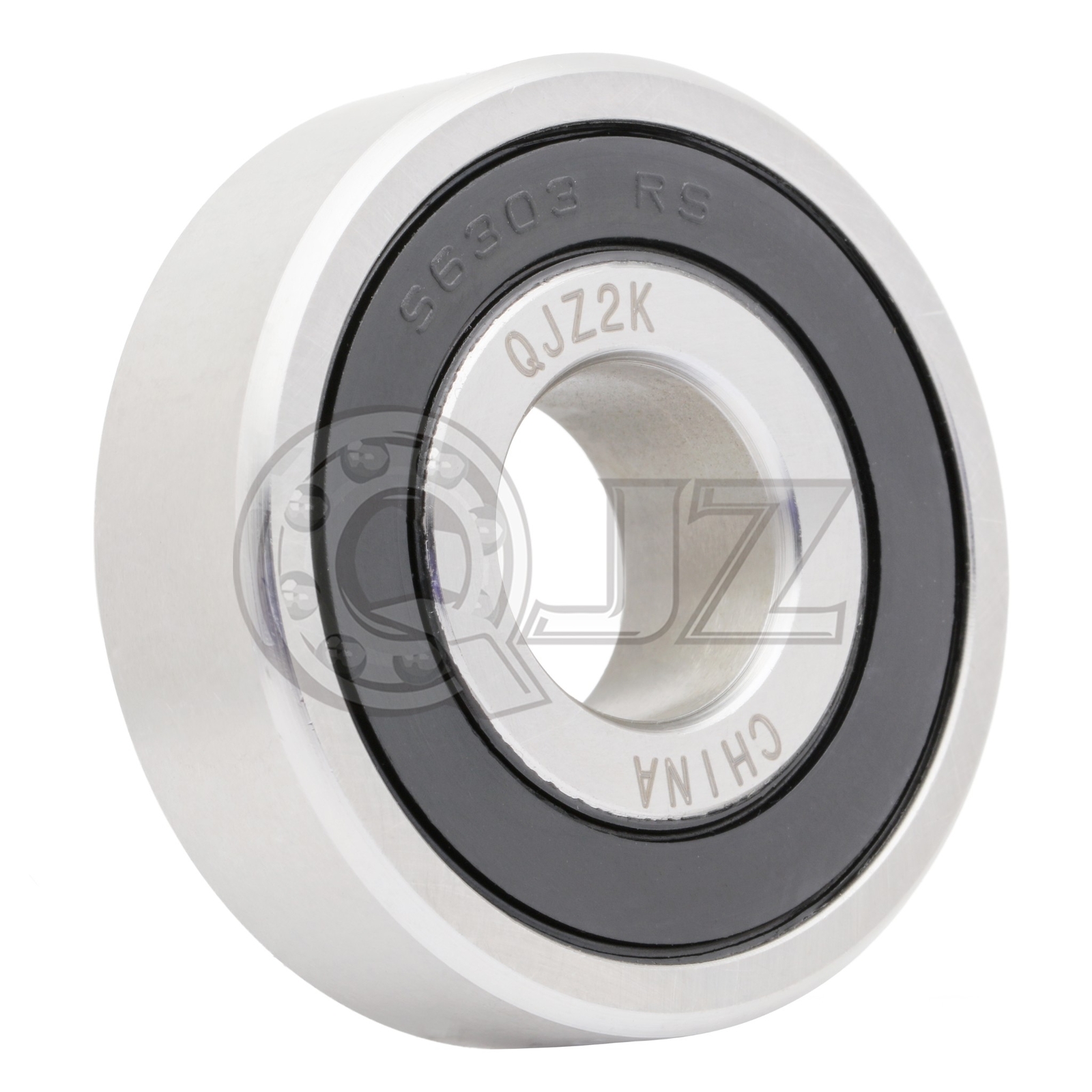 [Qty.10] S6303-2RS Stainless Radial Ball Bearing [17mm ID x 47mm OD x 14mm W]