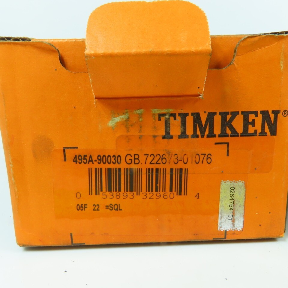 Timken 495A-90030 Tapered Roller Bearing TDO