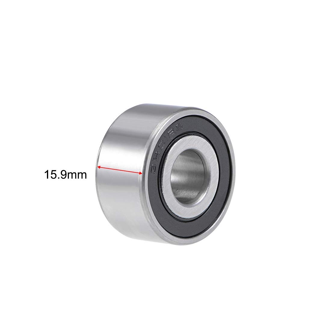 uxcell 3201-2RS Angular Contact Ball Bearing 12x32x15.9mm Sealed Bearing 3pcs