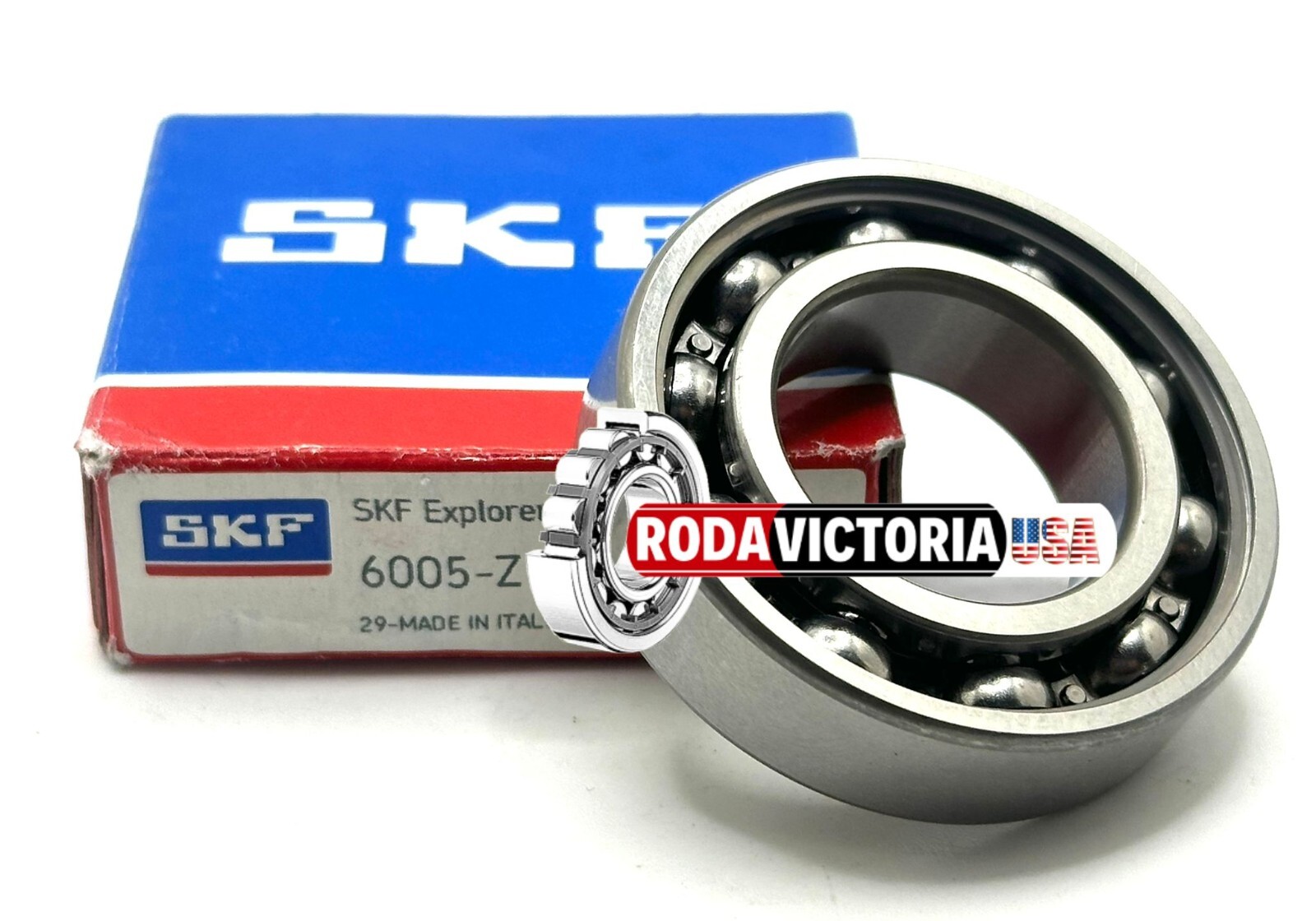 SKF 6005 Z/C3 BALL BEARING, METAL SHIELDED ONE SIDE 25x47x12mm