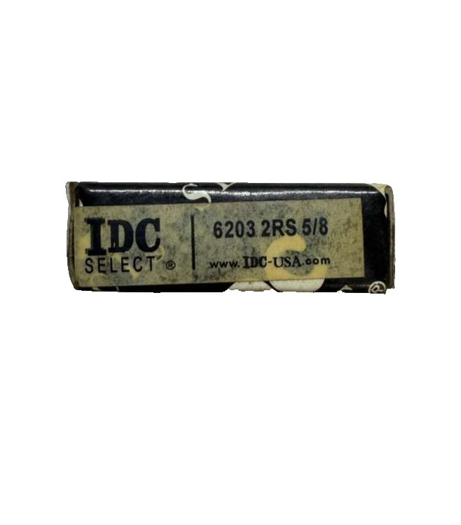 IDC Select 6203 2RS 5/8 Special Bore Bearing, New Old Stock!