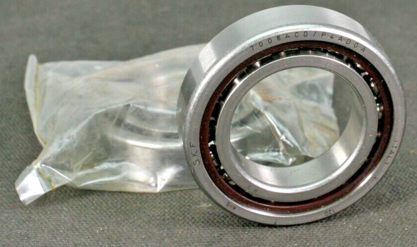 Two (2) SKF 7008 ACD P4A DGA Angular Contact Super Precision Bearing 40MM ID