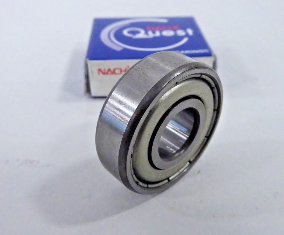 Nachi 6201ZZE Ball Bearing Double Shielded 6201-ZZE 12mmx32mmx10mm (Pack of 2)