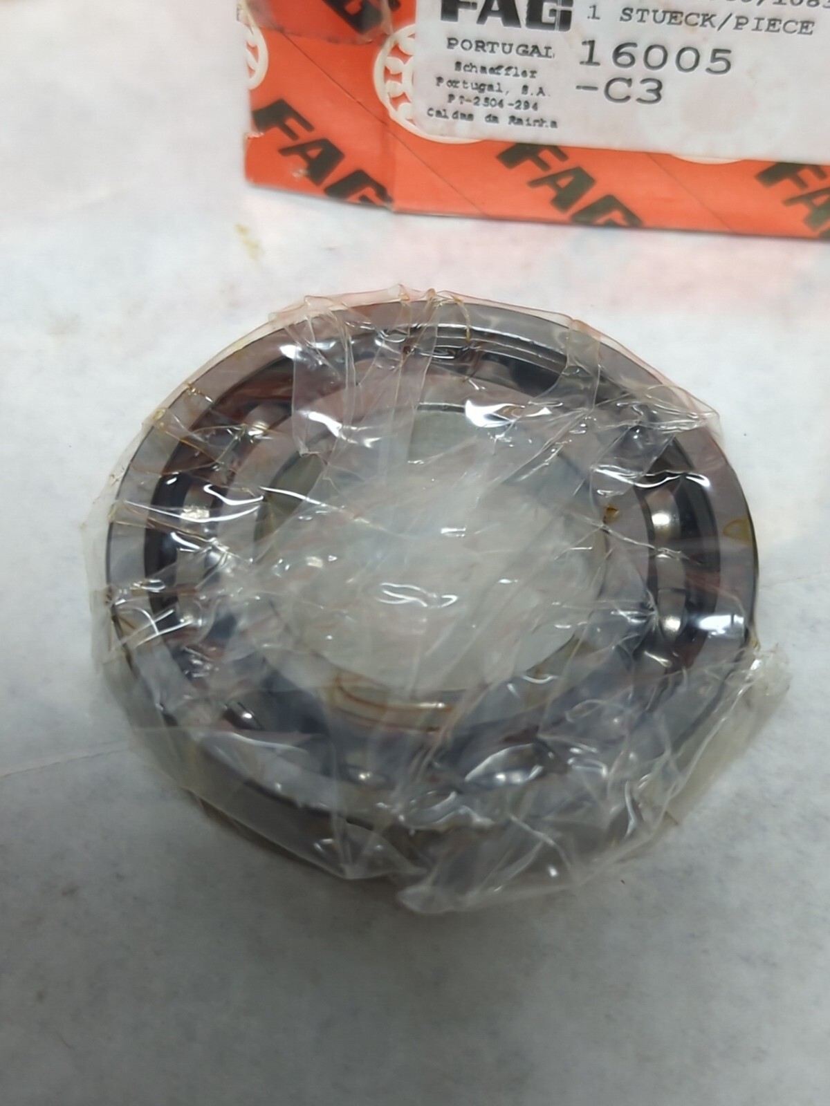 FAG,16005-C3,SINGLE ROW BALL BEARING LOT OF 7 NOS