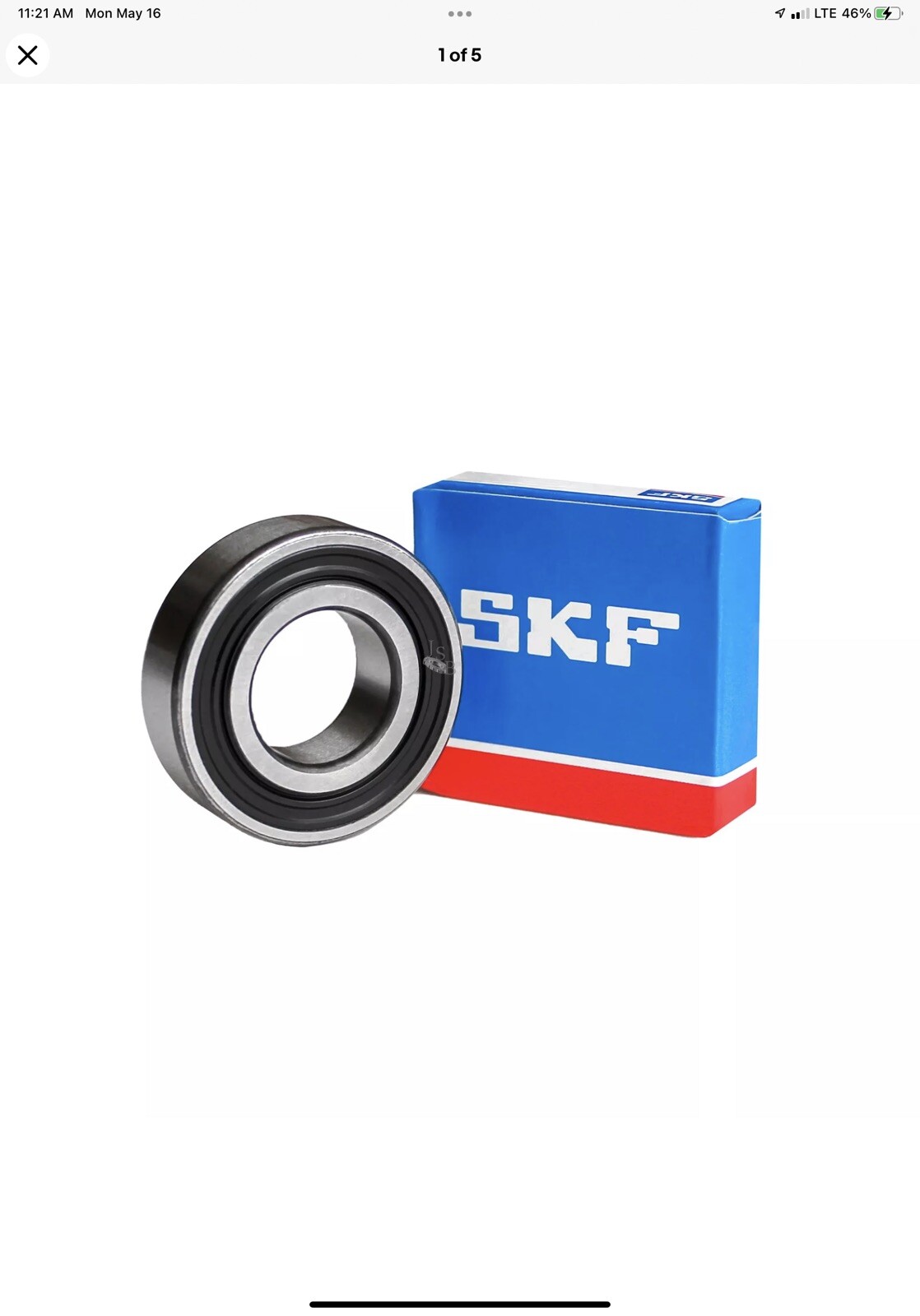 6203-2RS C3 SKF Brand Rubber Seal Ball Bearing 17x40x12 6203 2RS 6203RS