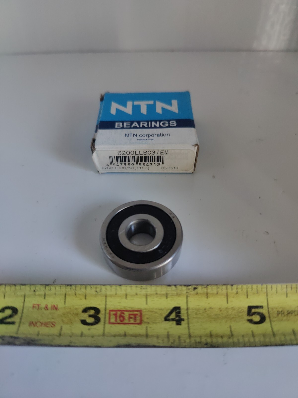NEW NTN 6200LLBC3 SEALED BALL BEARING