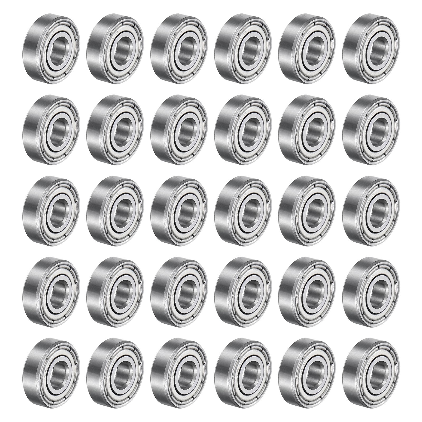 30pcs 695ZZ Deep Groove Ball Bearings 5x13x4mm Sealed, P0 (ABEC 1)