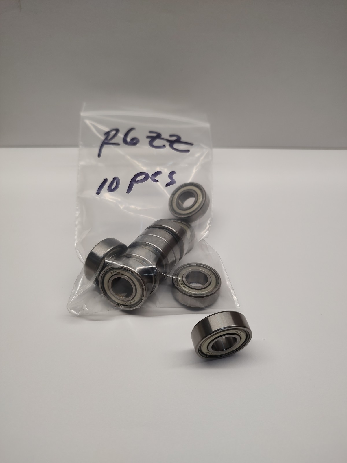 R6-ZZ Ball Bearing 3/8″ x 7/8″ x 9/32″ R6 ZZ Metal Shielded (Qty 10)