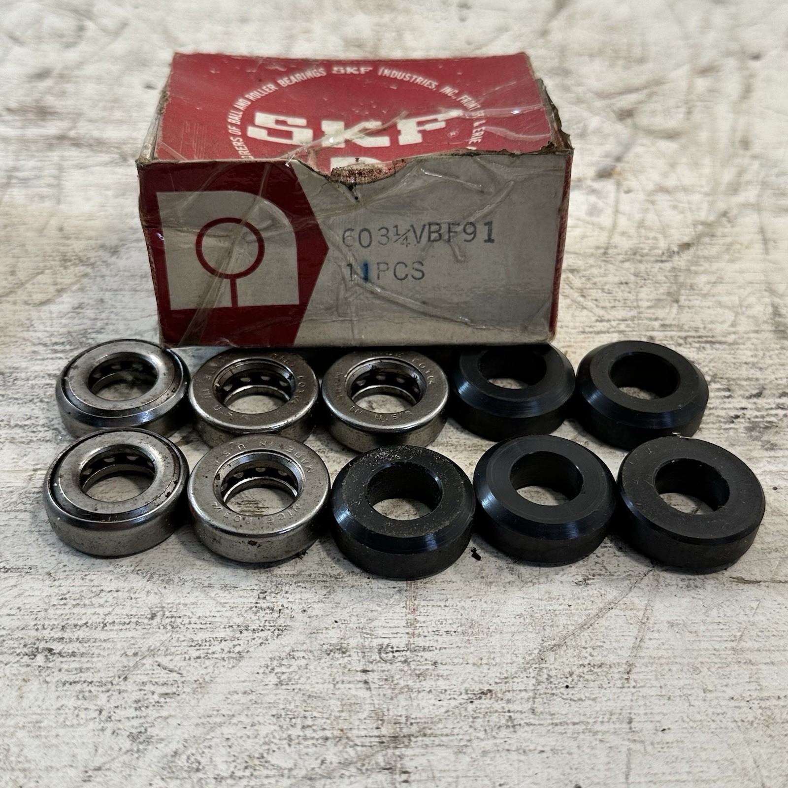 Vintage Lot Of 5 New In Box SKF 6031/4VBF91 Ball Bearings 1” Vintage Truck Door