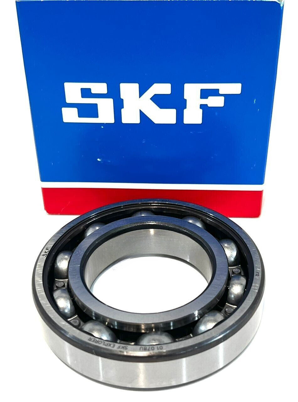 SKF 6211 C3 Deep Groove Ball Bearing, Open, No Seals 55x100x21 mm