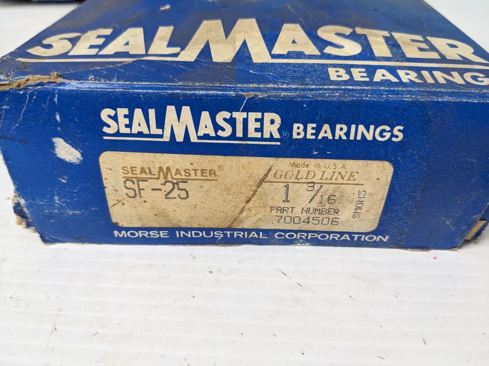 SealMaster SF25 1-9/16″ 4 bolt flange block, made in USA. *